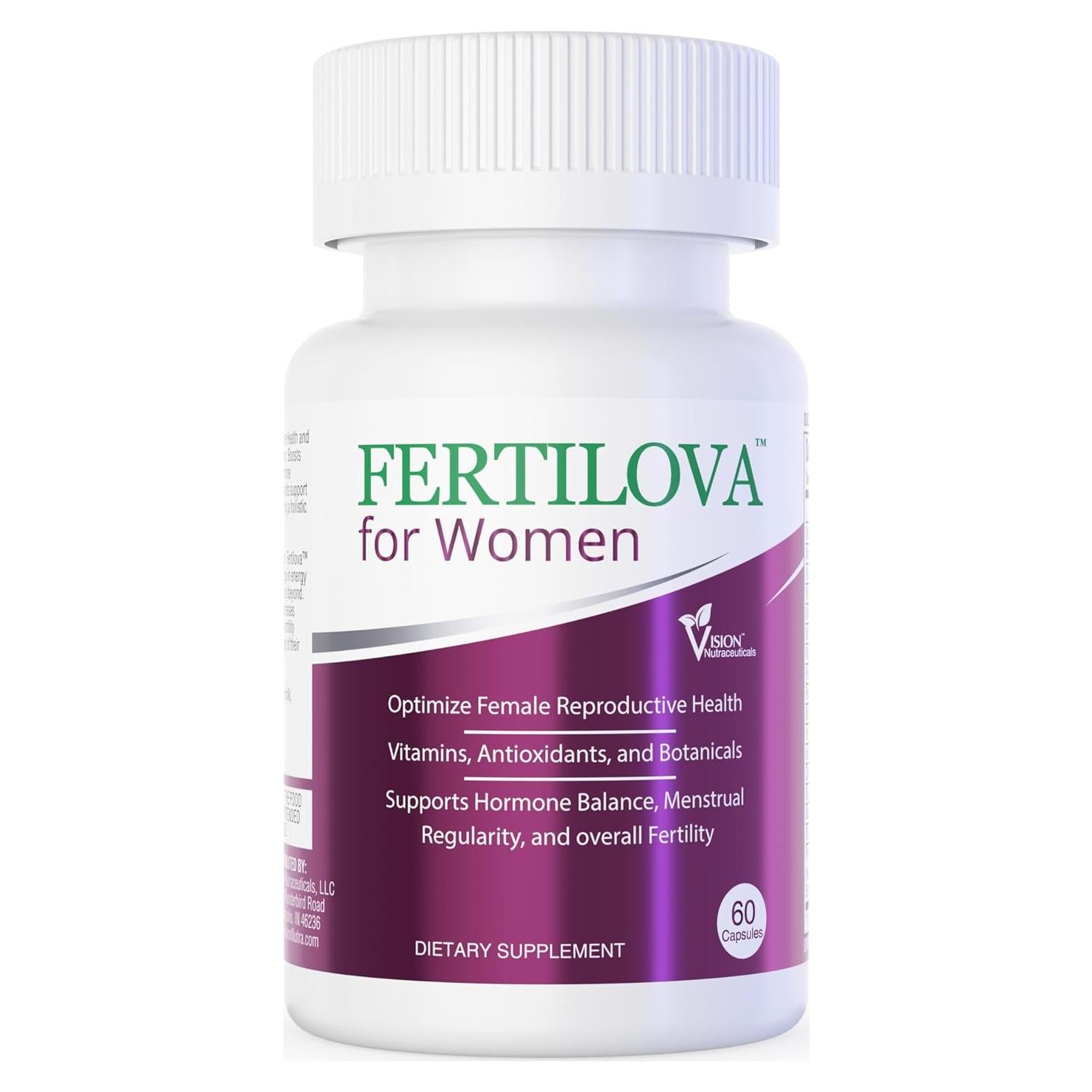 Fertilova Suplemento de Fertilidad para Mujeres 60 Cápsulas