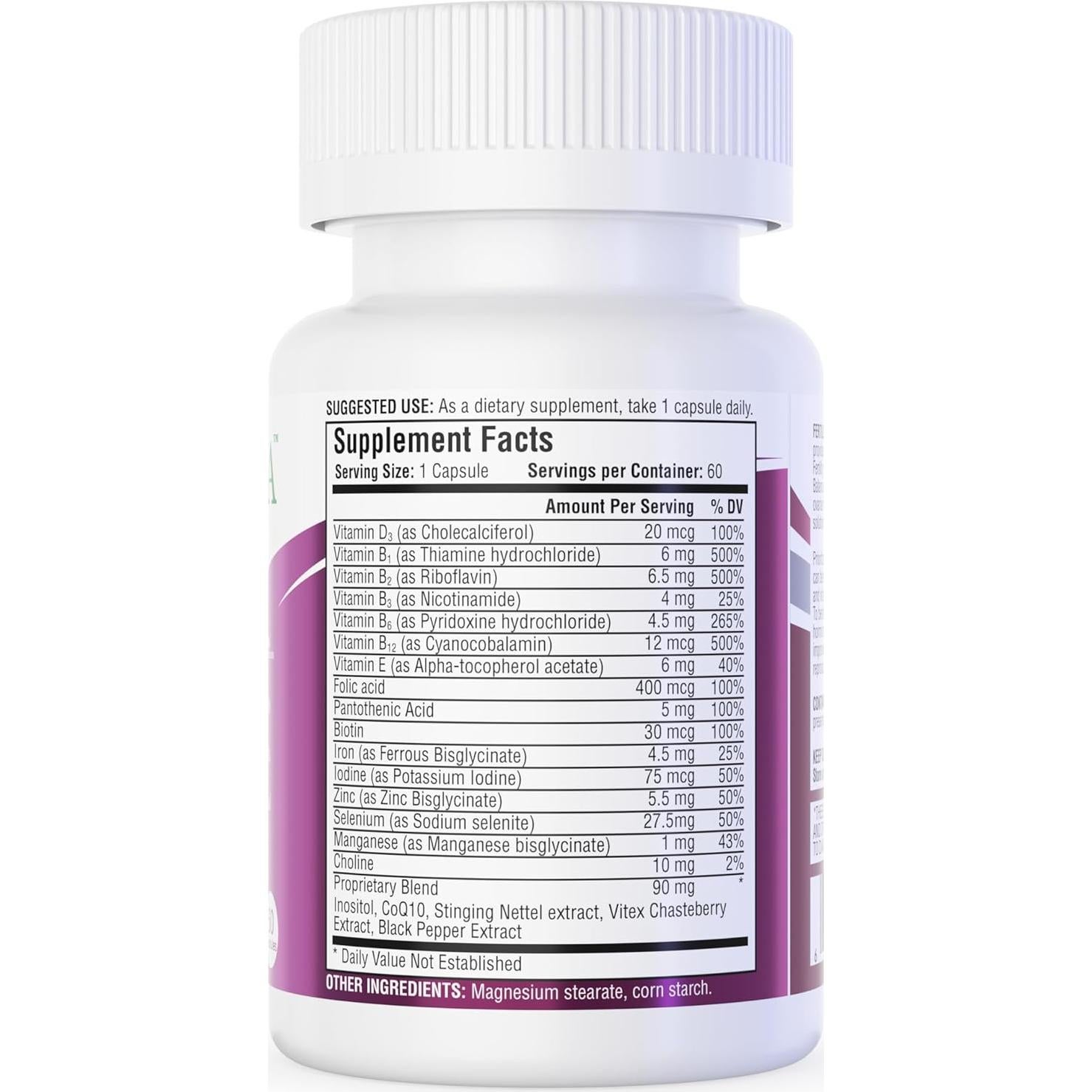 Fertilova Suplemento de Fertilidad para Mujeres 60 Cápsulas