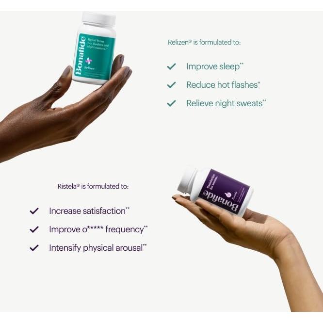 Bonafide Relizen + Ristela - Alivio Sofocos y Satisfacción Sexual