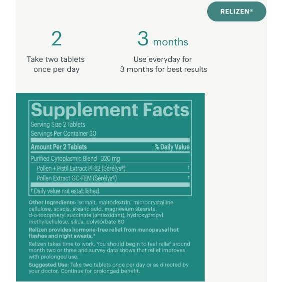 Bonafide Relizen + Ristela - Alivio Sofocos y Satisfacción Sexual