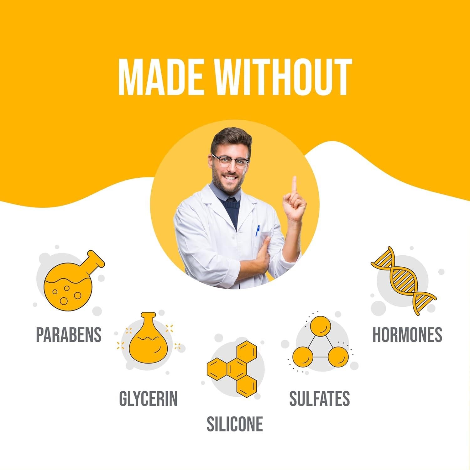 Lubricante Personal a Base de Agua LubeLife 230g - Vegano, Sin Manchas