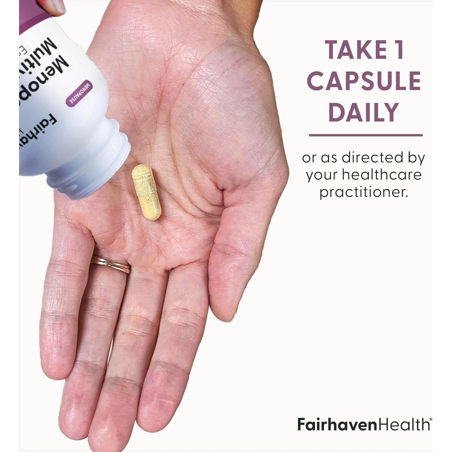 Suplemento Menopausia Fairhaven Health | Alivio Sofocos 30 Cápsulas