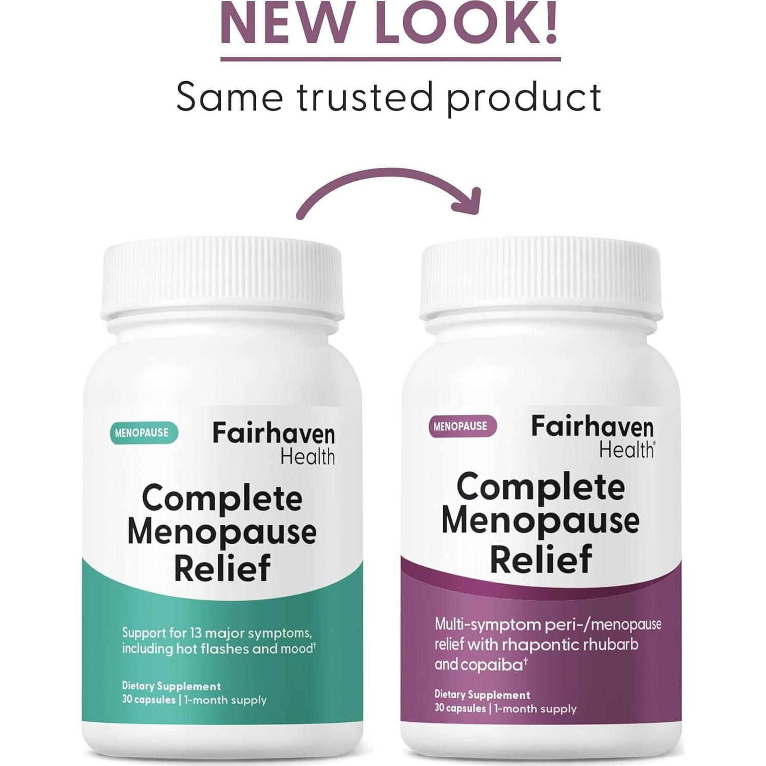 Suplemento Menopausia Fairhaven Health | Alivio Sofocos 30 Cápsulas