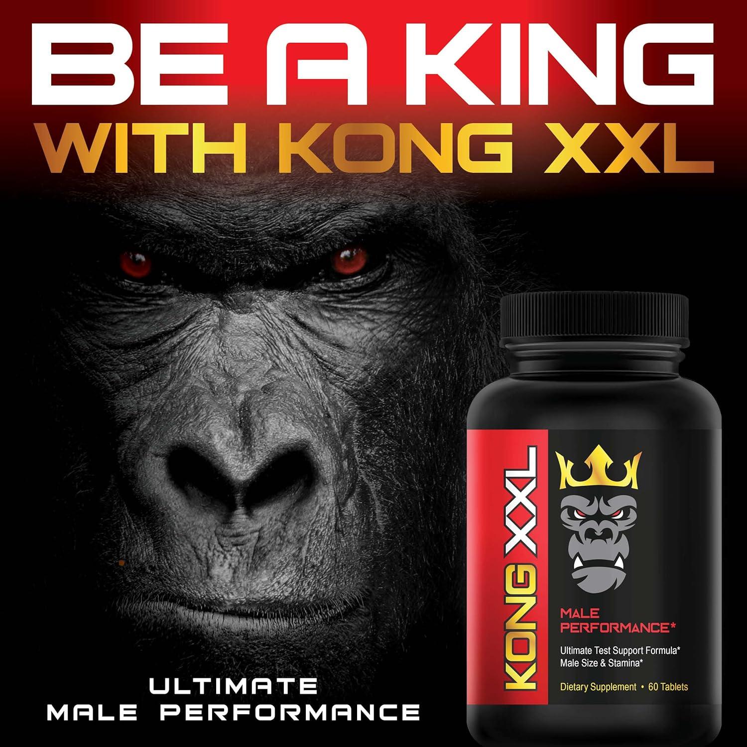 Kong XXL Suplemento de Aumento Masculino - 60 Tabletas