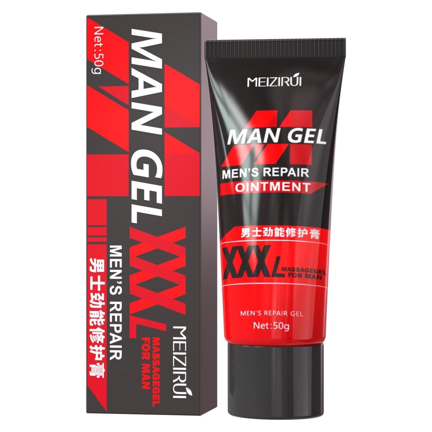Crema de Masaje MEIZIRUI XXXL Gel Extra Fuerte para Hombre 40g