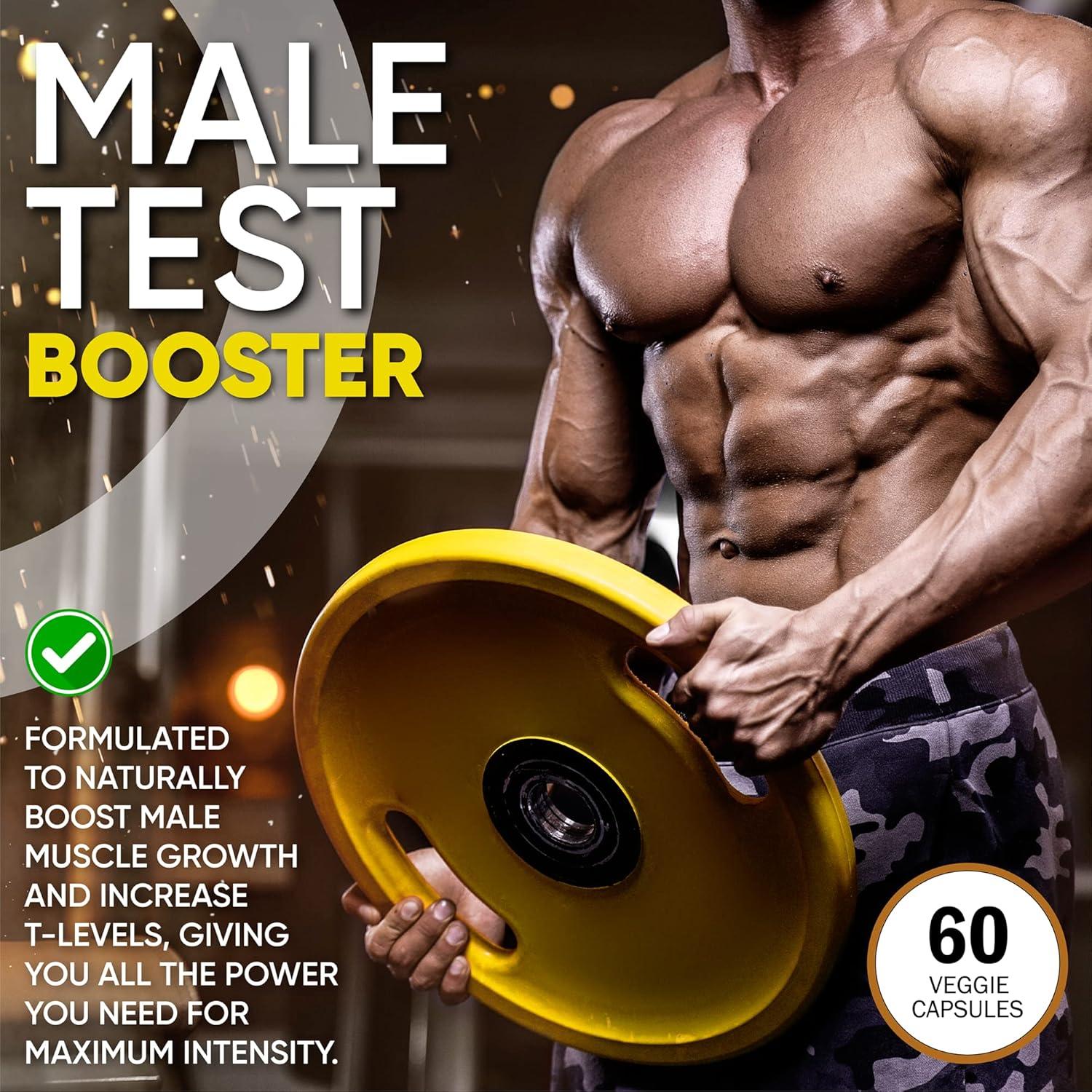 Píldoras de Aumento Alpha para Hombres - Suplemento Natural 68g