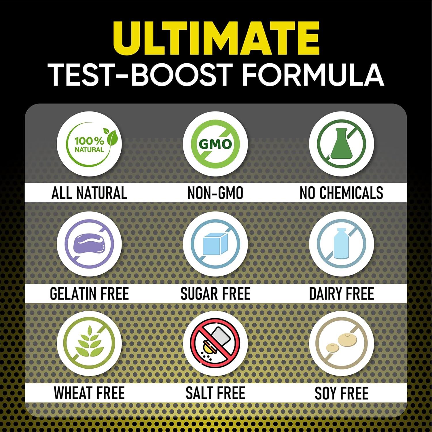 Píldoras de Aumento Alpha para Hombres - Suplemento Natural 68g