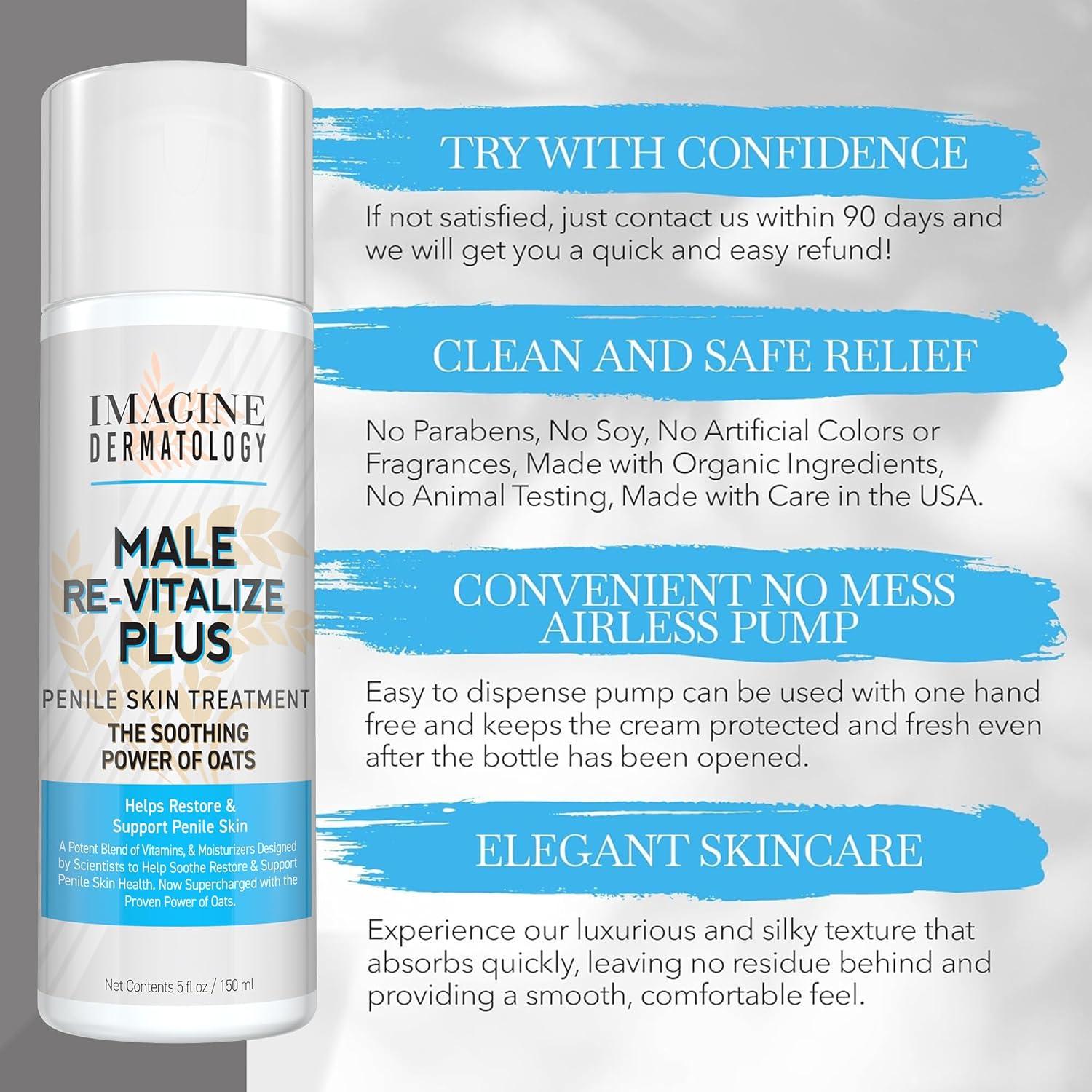 Crema Hidratante Penile Male Re-Vitalize PLUS Avena 150ml