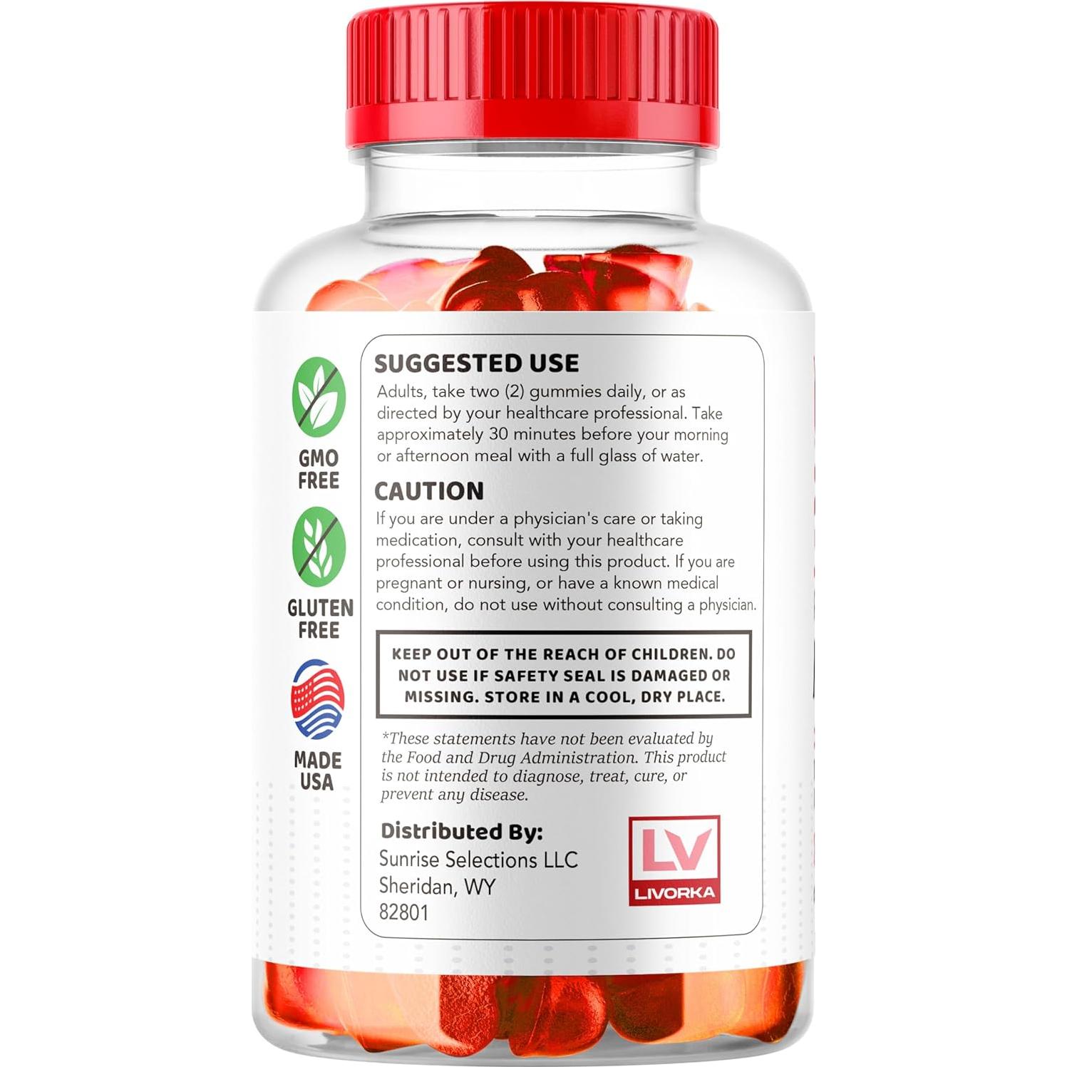 Gomitas Vital Surge MAX 1050 MG para Hombres - 60 Unidades