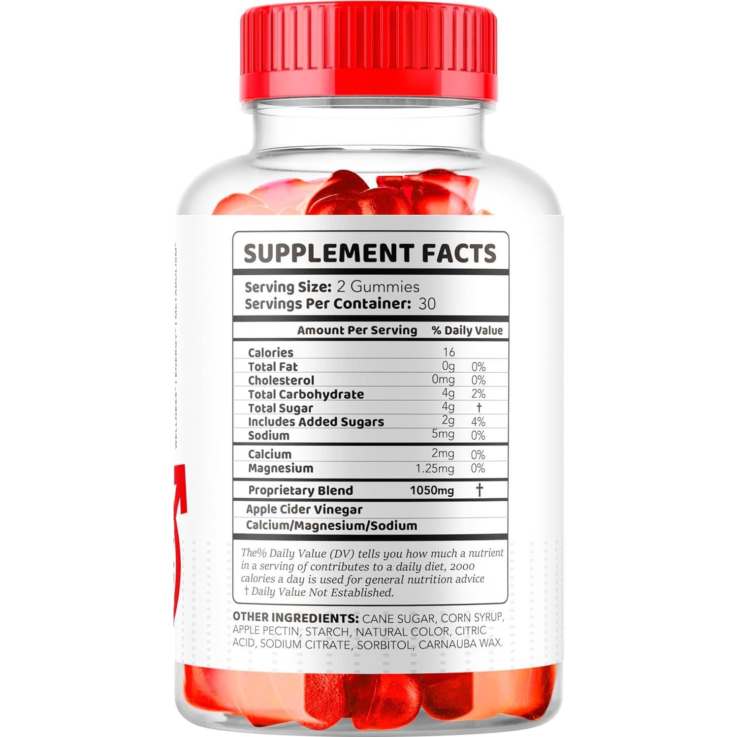 Gomitas Vital Surge MAX 1050 MG para Hombres - 60 Unidades