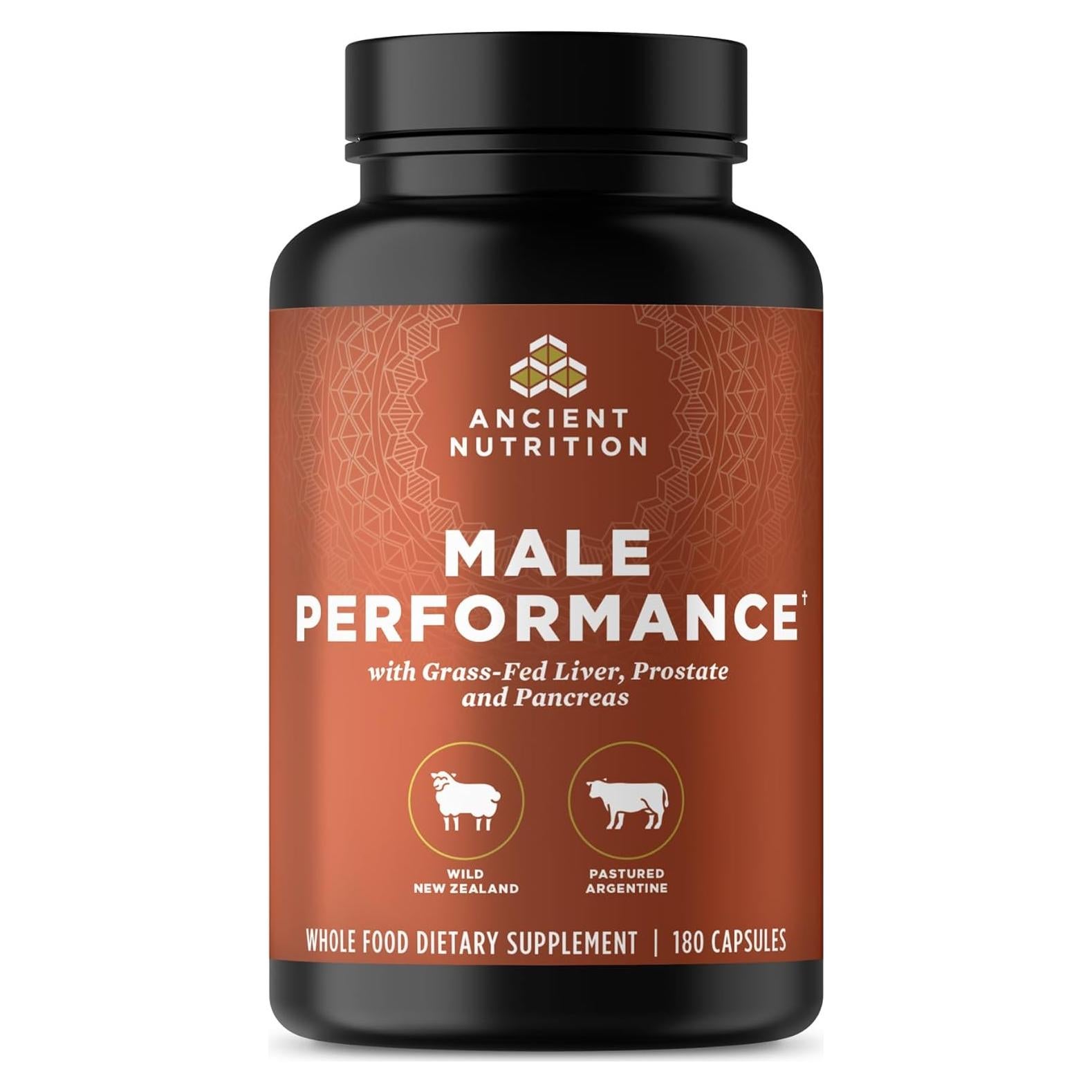 Suplemento de Órganos Nutrición Antigua Hombres 180 Cápsulas