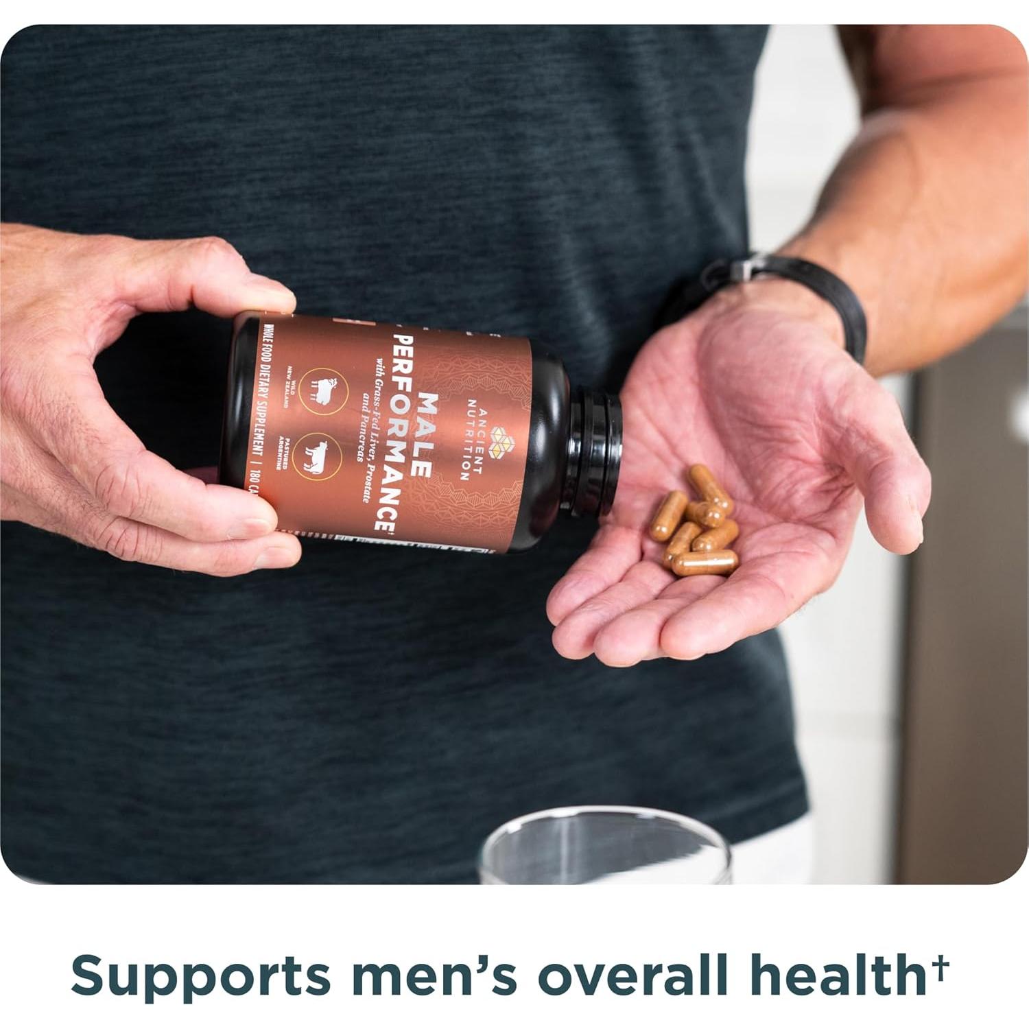 Suplemento de Órganos Nutrición Antigua Hombres 180 Cápsulas