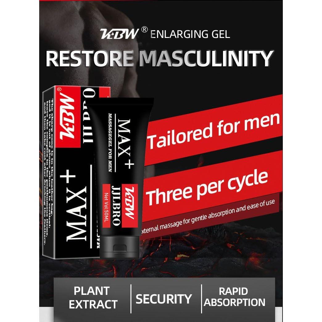 Gel de Aumento Huge Max+ XXXL para Hombres - 100g