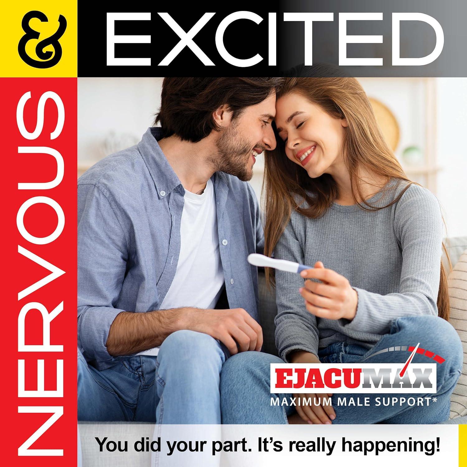 Ejacumax Vitality - Vitaminas Prenatales para Hombres - 60 Cápsulas