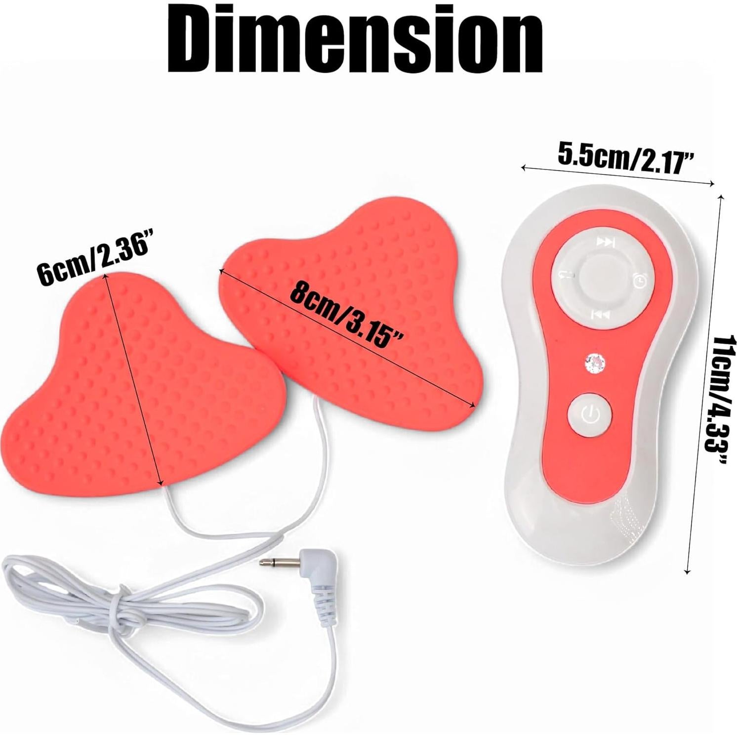 Masajeador Eléctrico de Senos Badong - 10 Modos y Control Remoto
