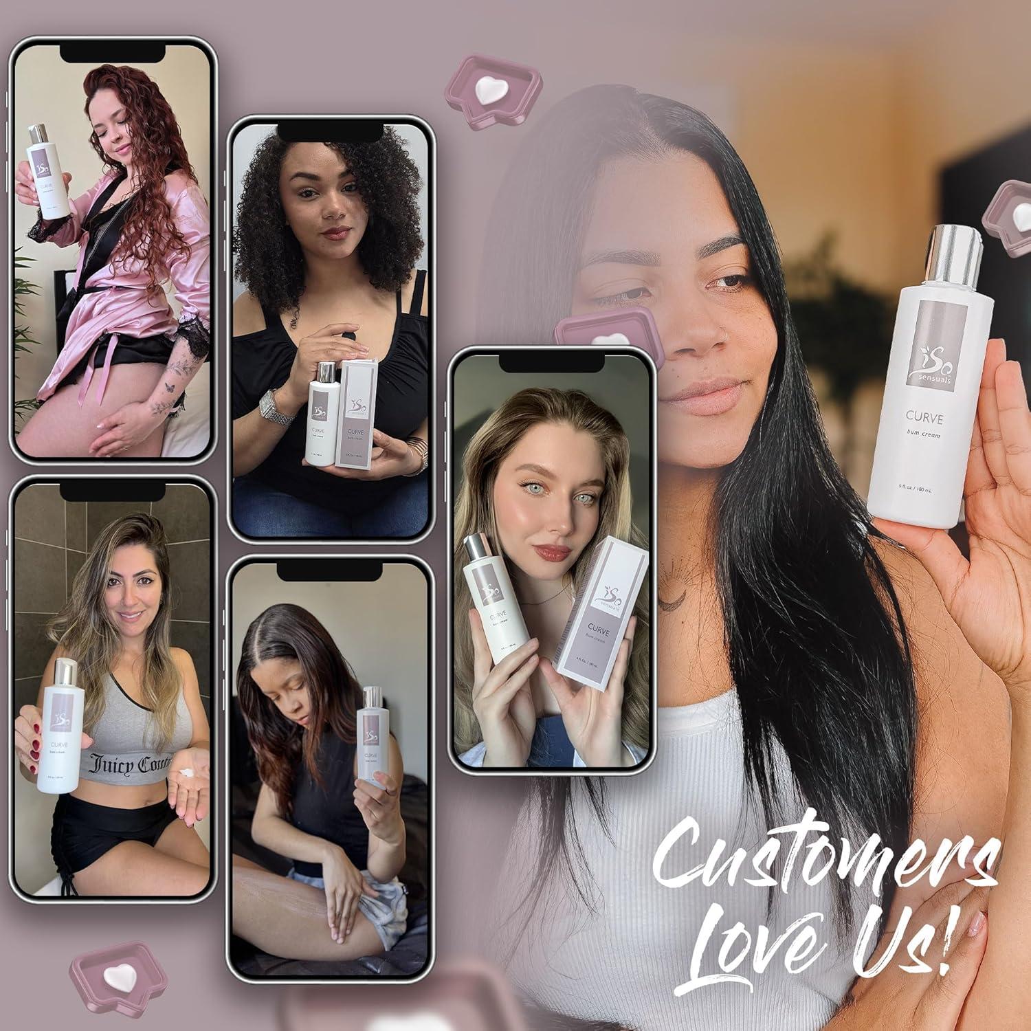 Crema Aumentadora de Glúteos IsoSensuals CURVE - 170g