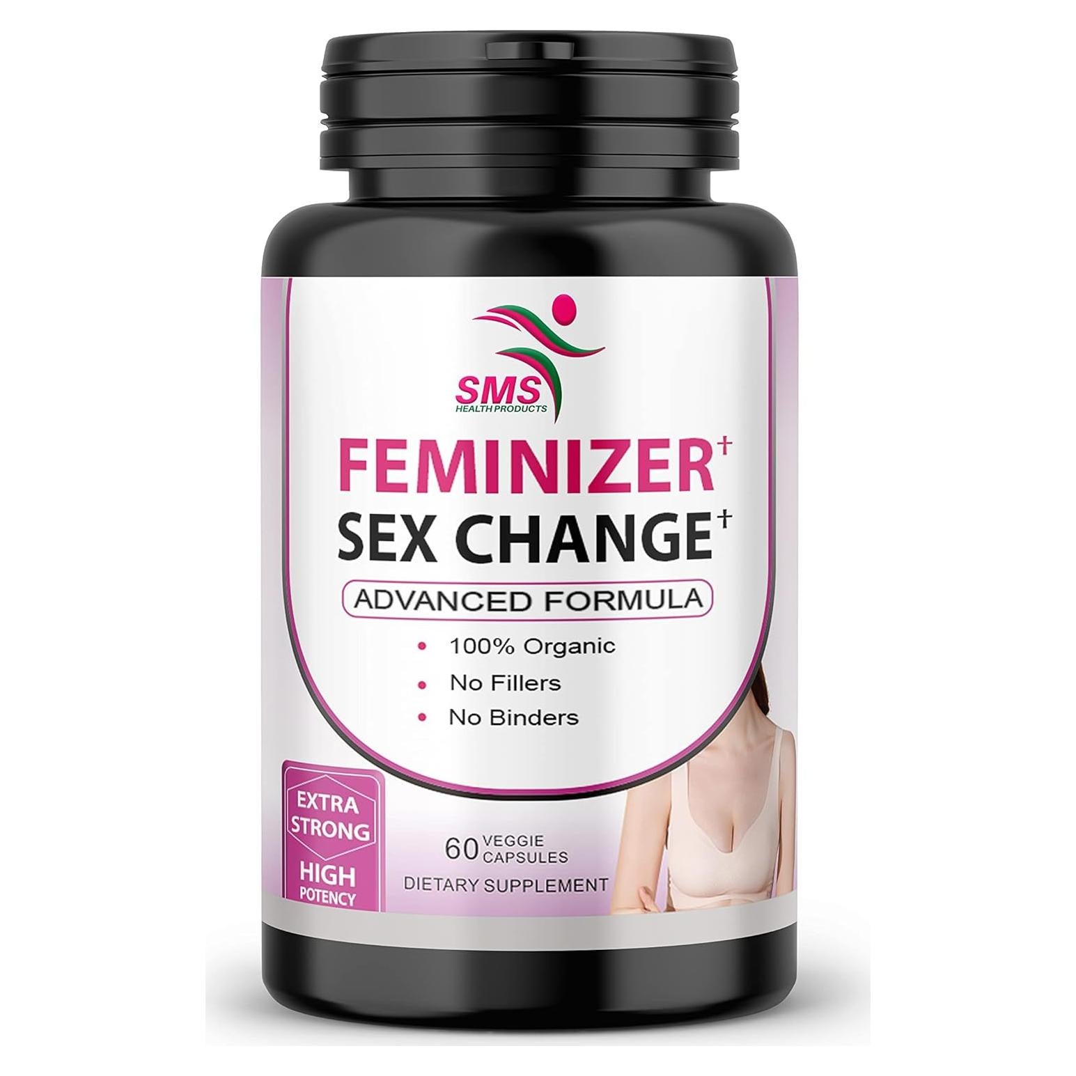 Cápsulas Feminizer SMS - Pueraria Mirifica Estrogénico 20g