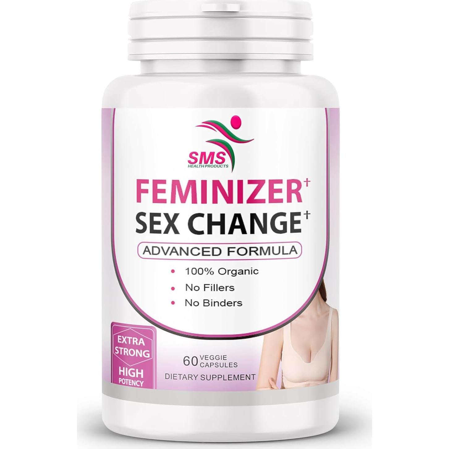 Cápsulas Feminizer SMS - Pueraria Mirifica Estrogénico 20g