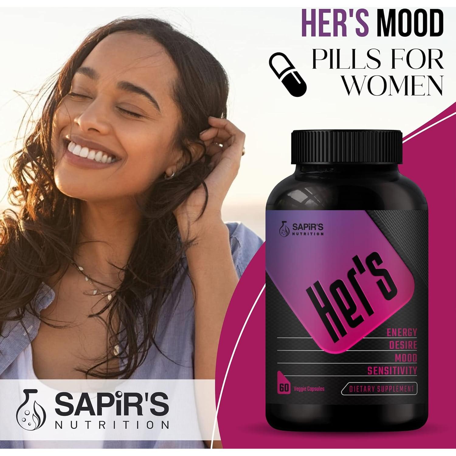 Suplemento Aumentador de Libido Femenina Hers 30 Cápsulas