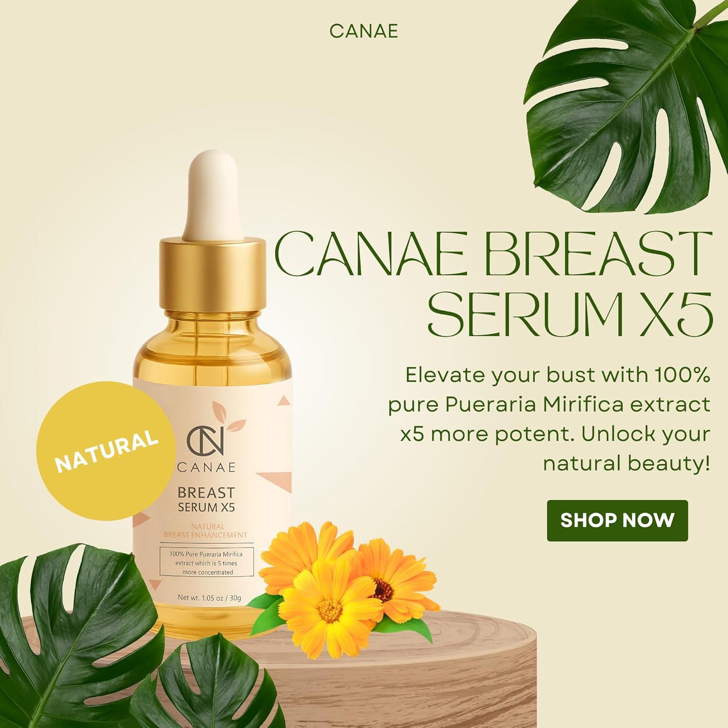 Suero Natural para Senos CANAE 30 ml - Aumento y Reafirmante