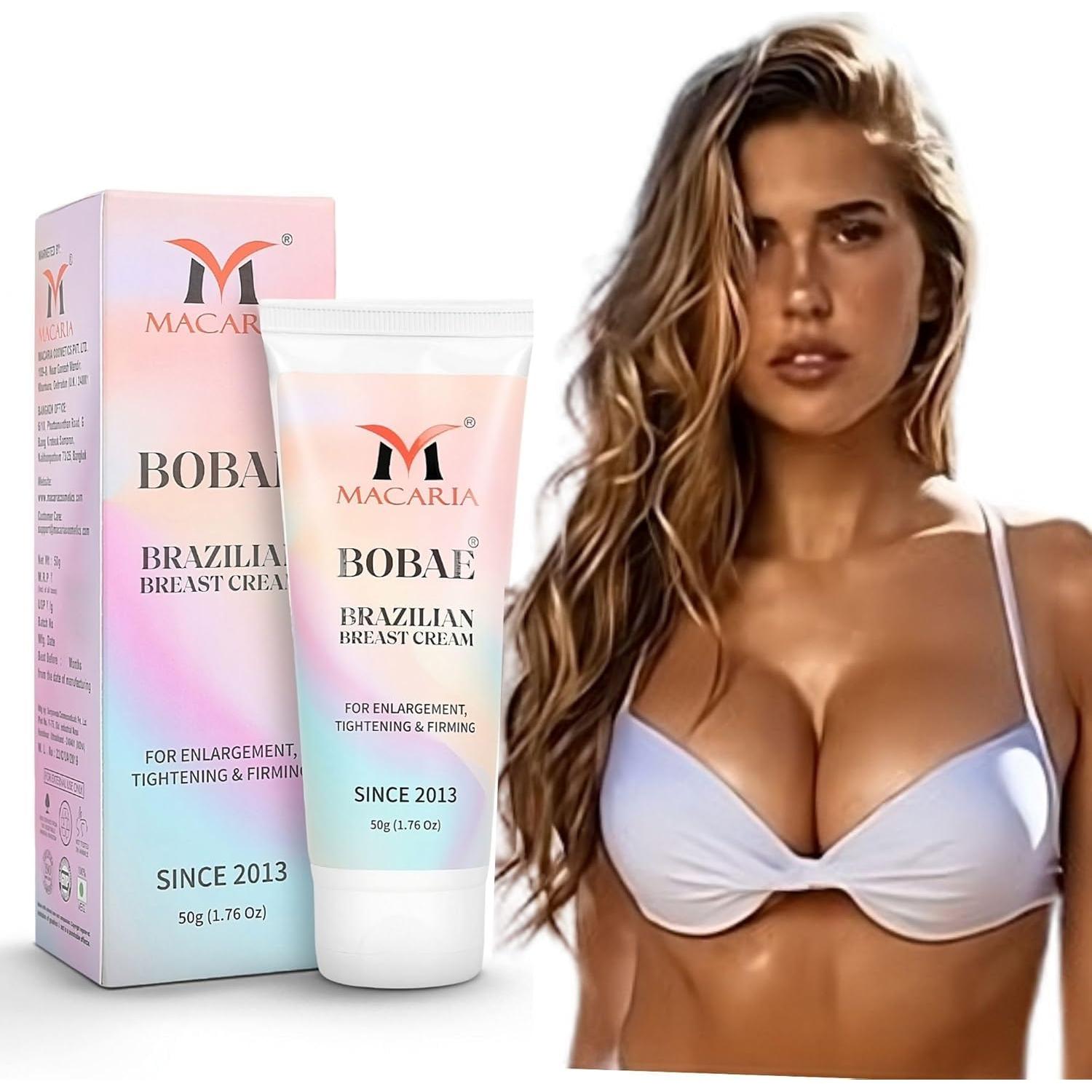 Crema Tónica para Aumento de Senos Bobae Macaria 80g
