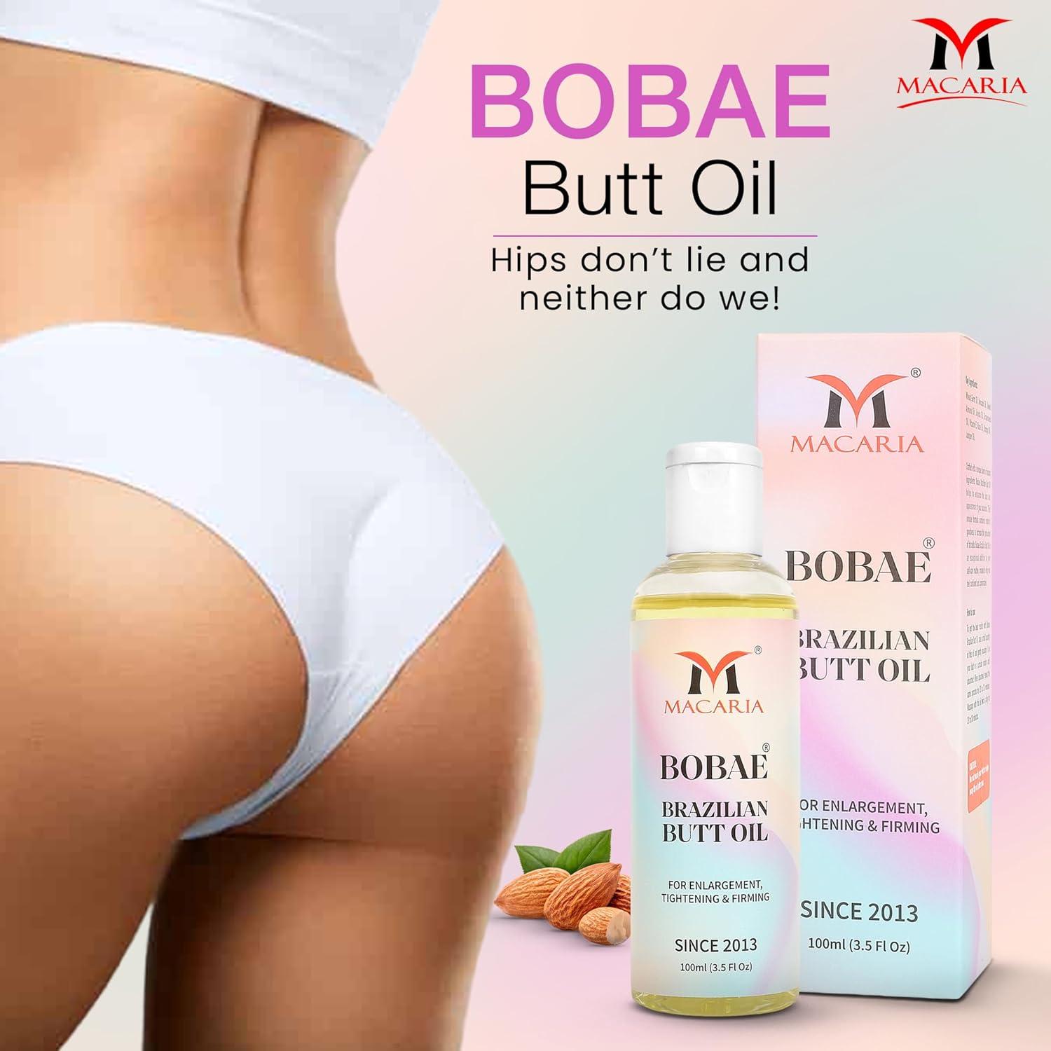 Aceite de Glúteos Brasileño Bobae 120g - Aumento y Reafirmación