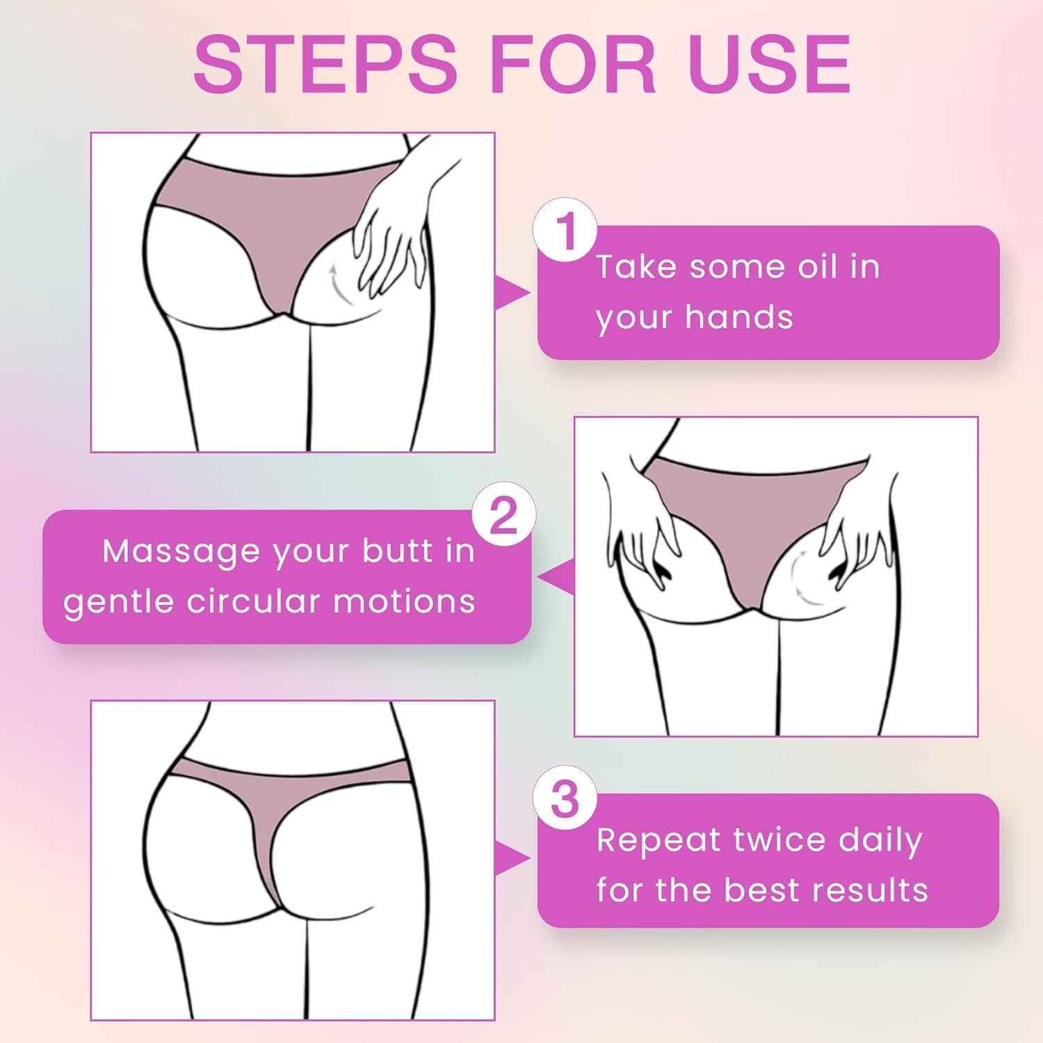 Aceite de Glúteos Brasileño Bobae 120g - Aumento y Reafirmación