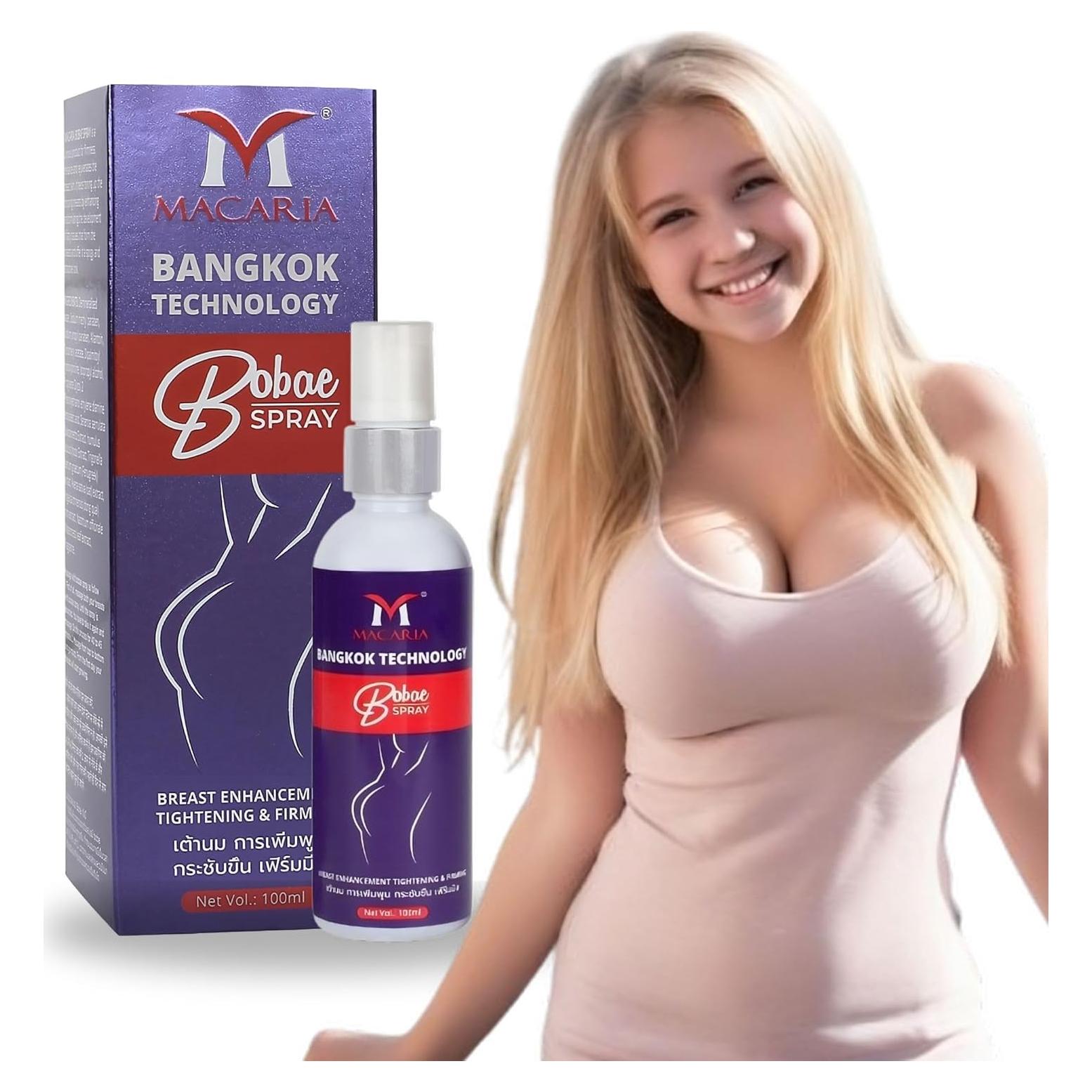 Spray Afirmante para Senos Bobae 130ml - Aumento Natural y Tonificante