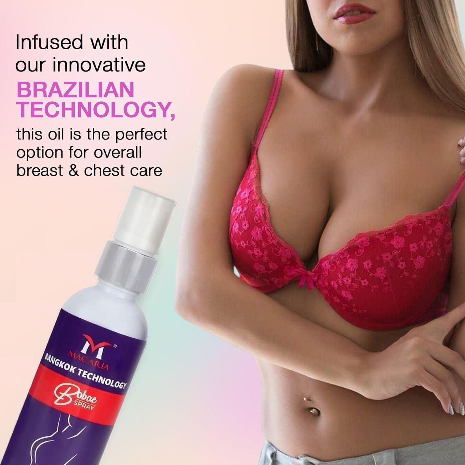 Spray Afirmante para Senos Bobae 130ml - Aumento Natural y Tonificante