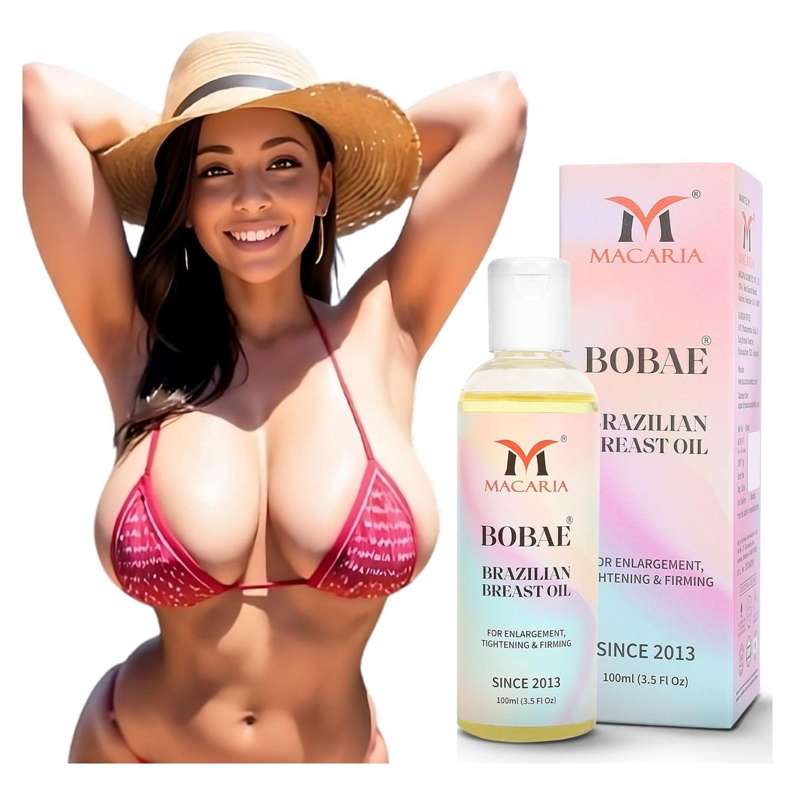 Aceite de Aumento de Senos Brasileño Bobae 120g - Macaria