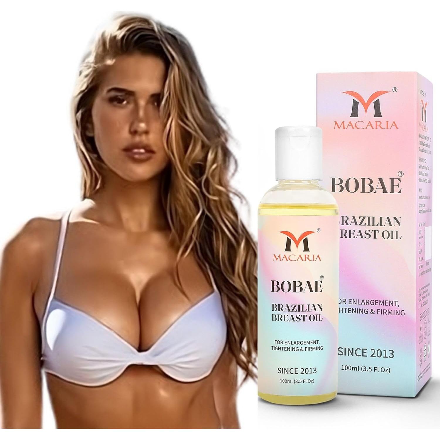 Aceite Natural para Senos Bobae 120g | Aumento y Reafirmación