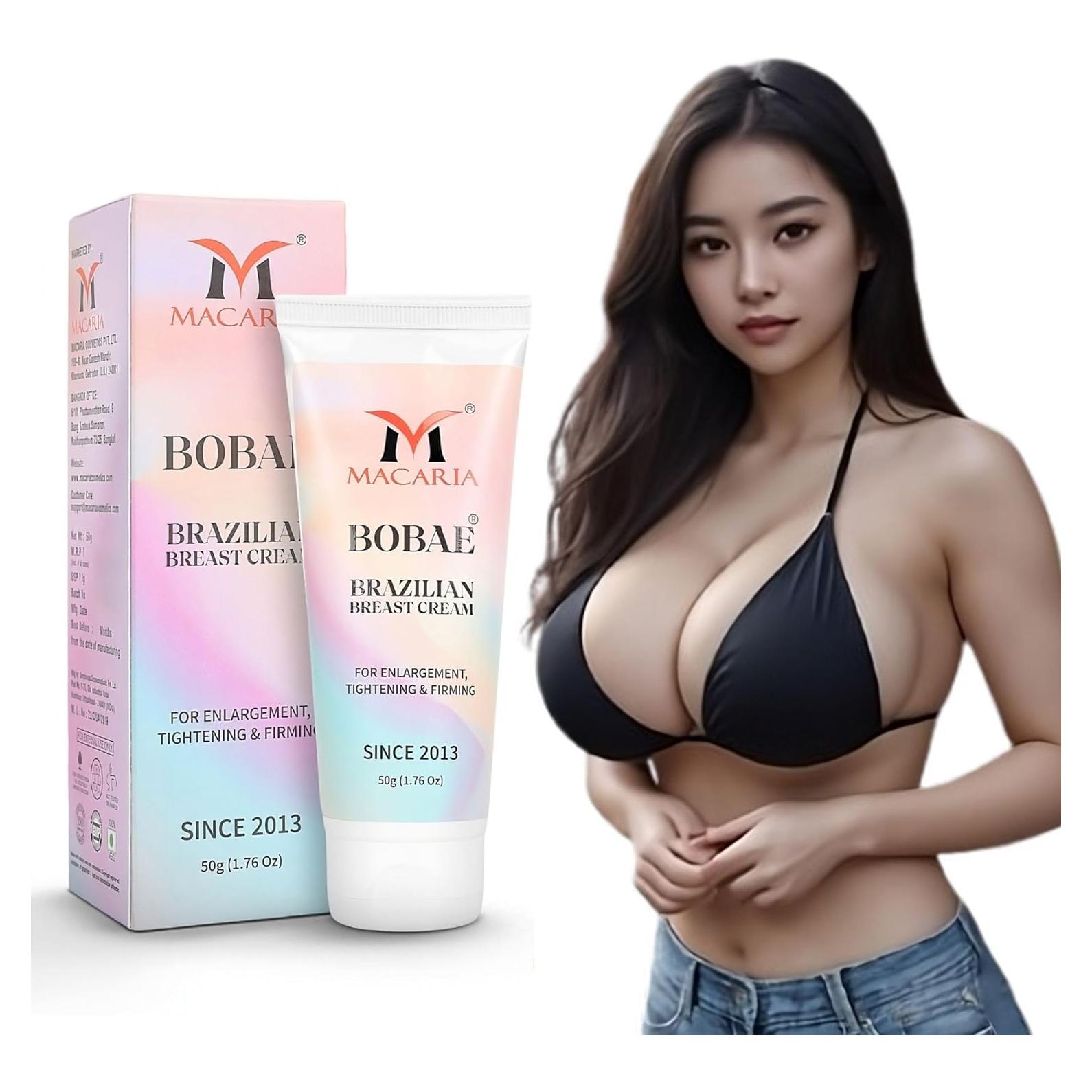 Crema para Senos Bobae Brasileña 80g - Aumento y Reafirmante