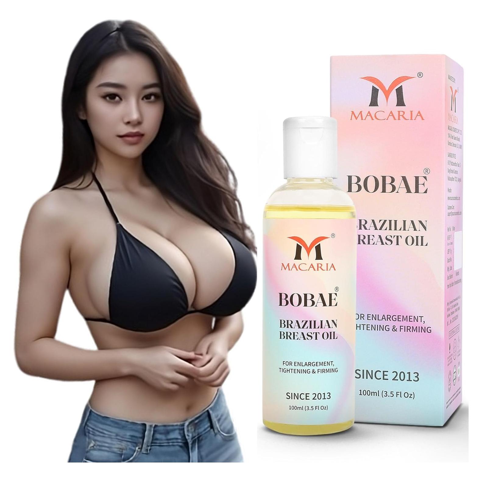 Aceite para Pechos Bobae Brasil 120g - Aumento y Tonificación