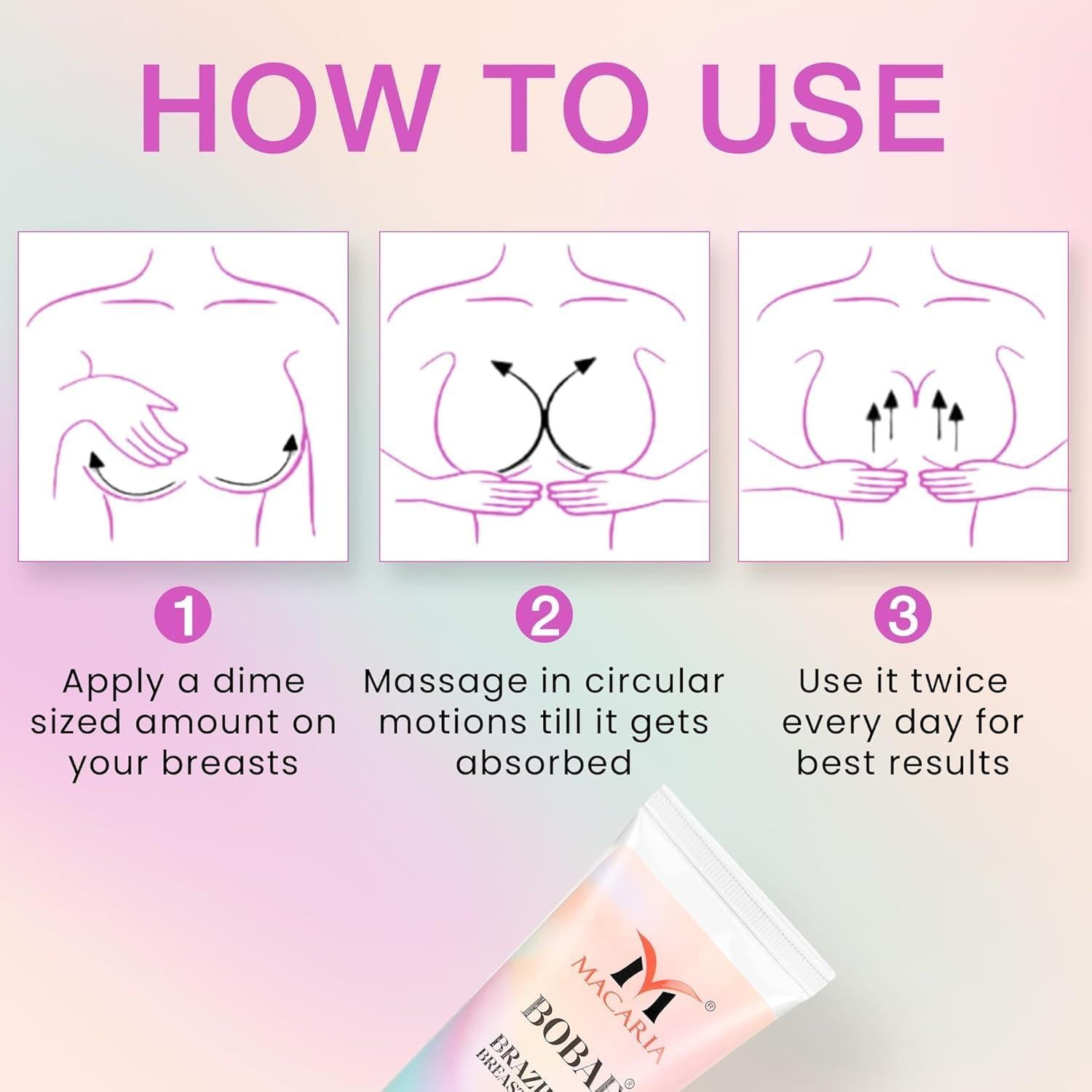 Crema Bobae para Aumento y Reafirmación de Senos 80g