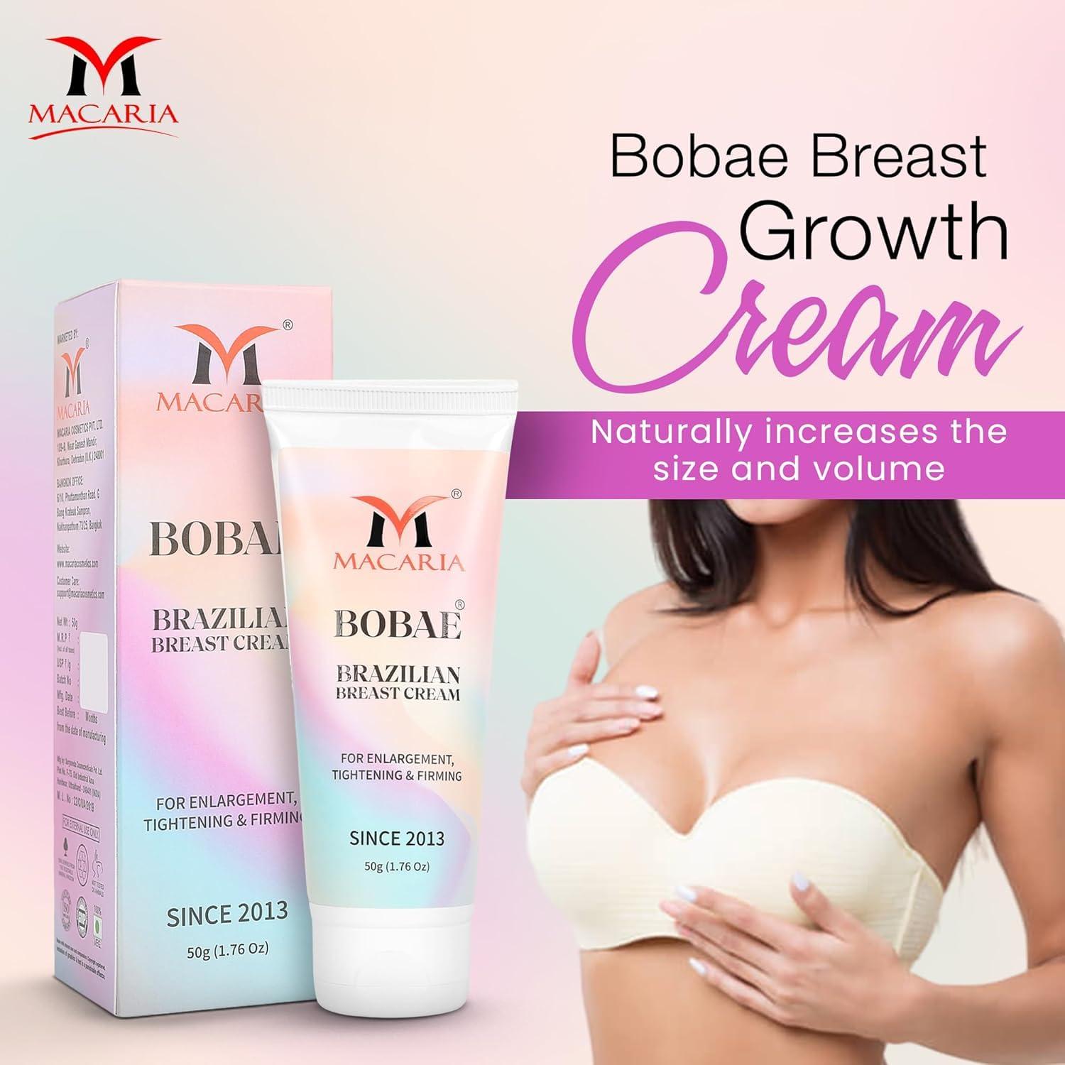 Crema reafirmante Bobae para senos 80g - Aumento y tonificación