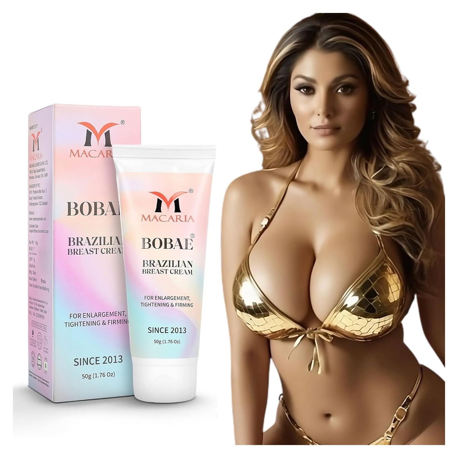 Crema para Senos Brasileña Bobae - Aumenta y Tonifica 80g