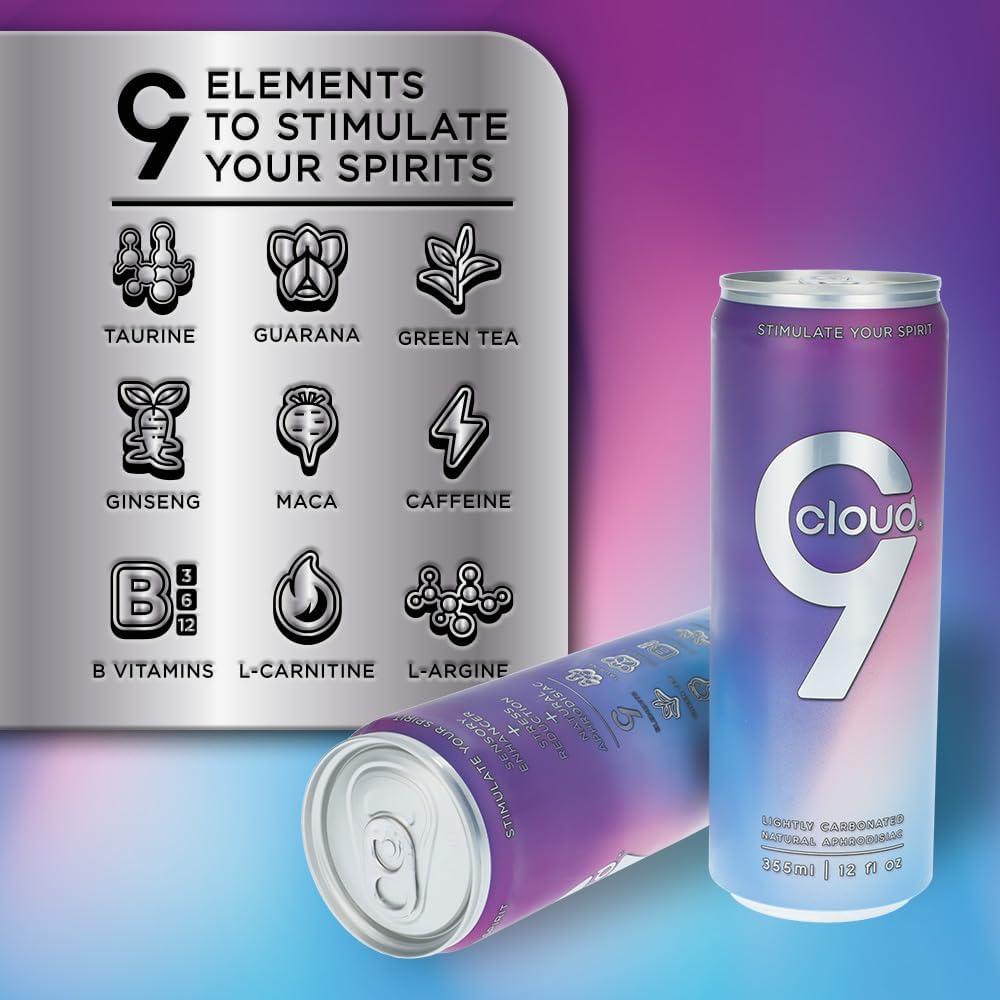 Suplemento Nutricional Afrodisíaco Natural Cloud 9 355 ml