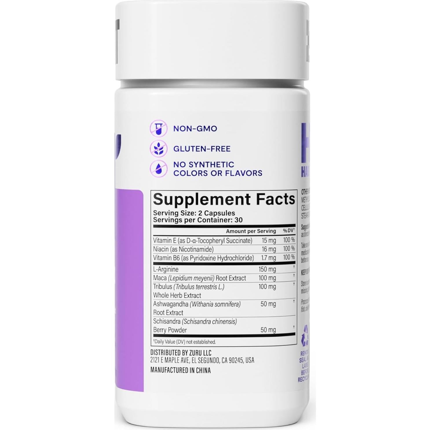 Suplemento de Libido HABIT 2 Paquete Doble 120 Cápsulas Veganas