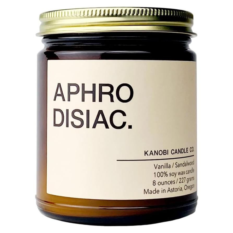 Vela Aromática de Soja Kanobi 255g Fragancia Aphrodisiac