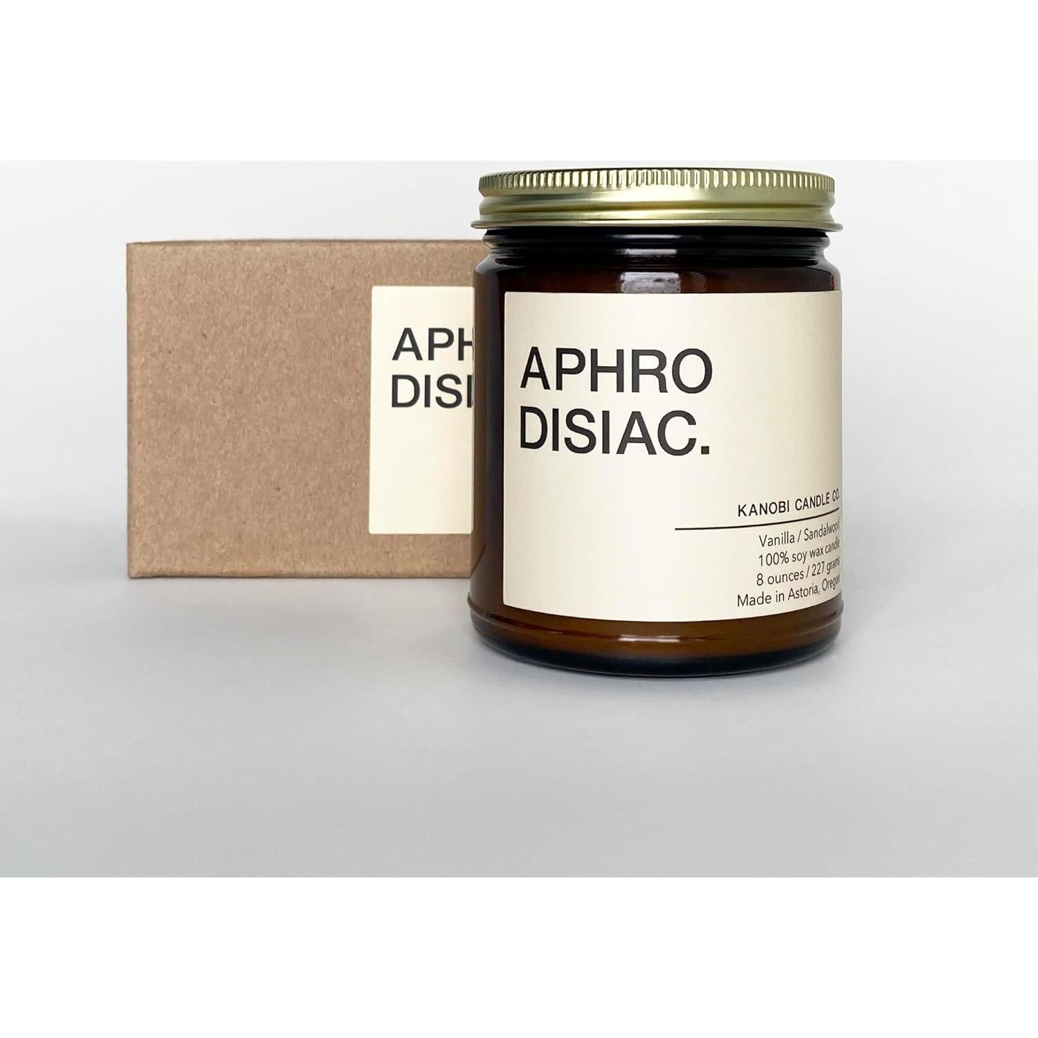 Vela Aromática de Soja Kanobi 255g Fragancia Aphrodisiac