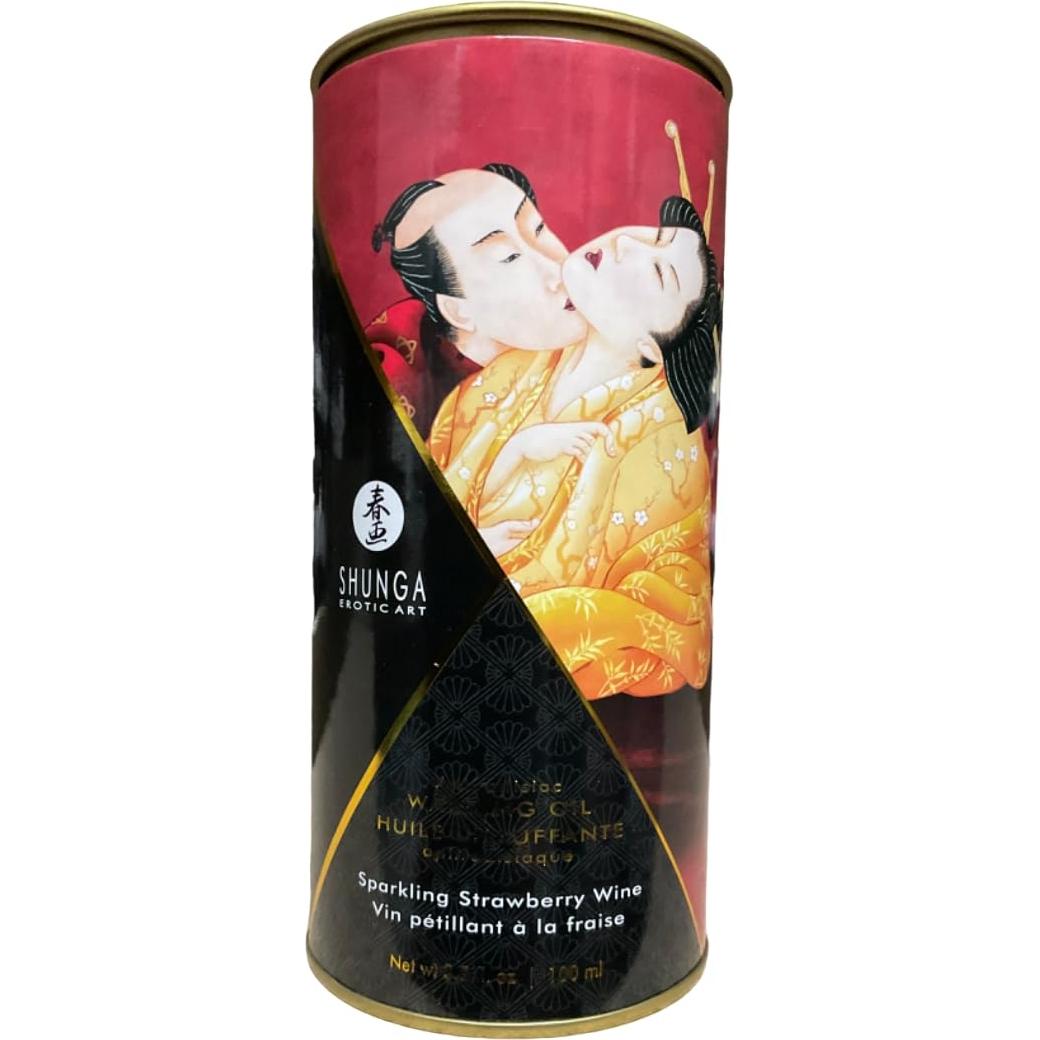 Aceite Calentador Afrodisíaco Shunga Fresas y Champán 100ml