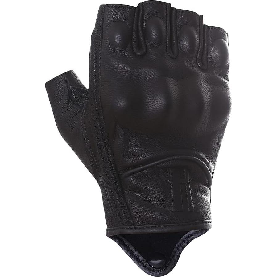 Guantes de Motocicleta Harssidanzar GM037 Cuero Negro