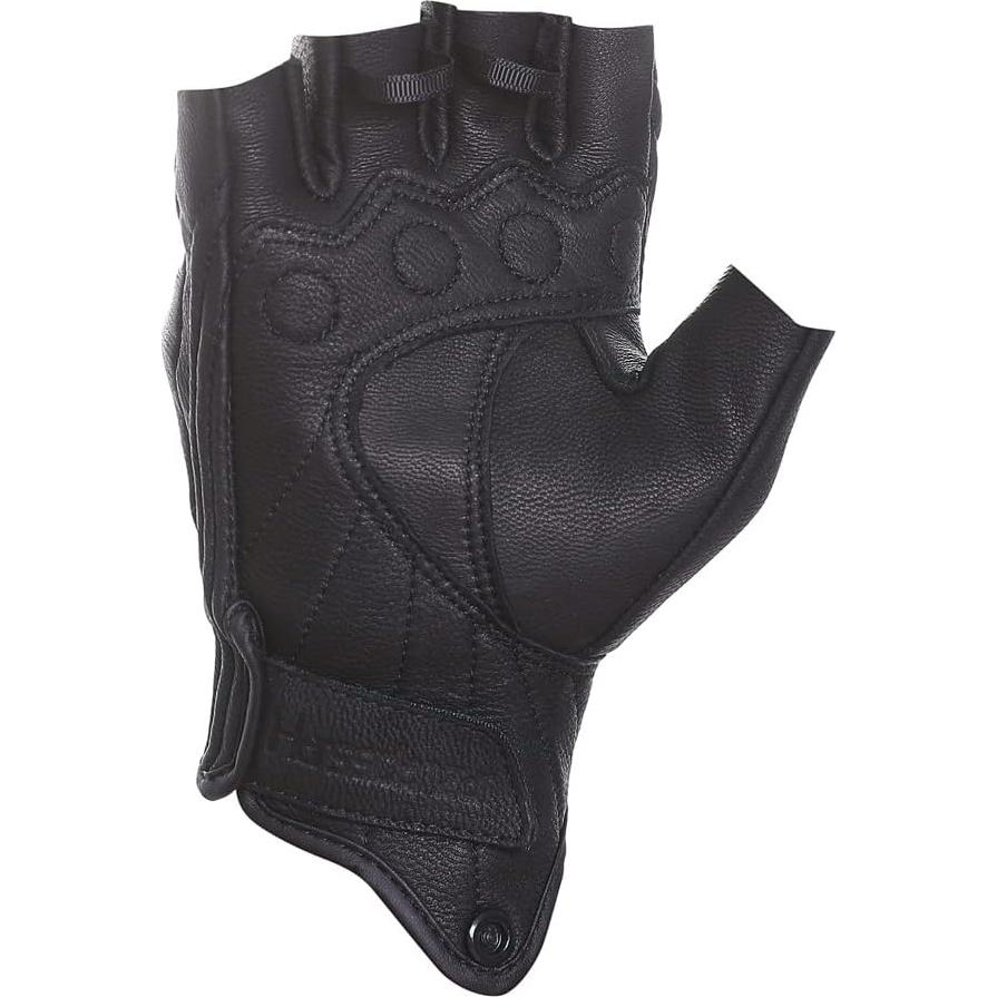 Guantes de Motocicleta Harssidanzar GM037 Cuero Negro
