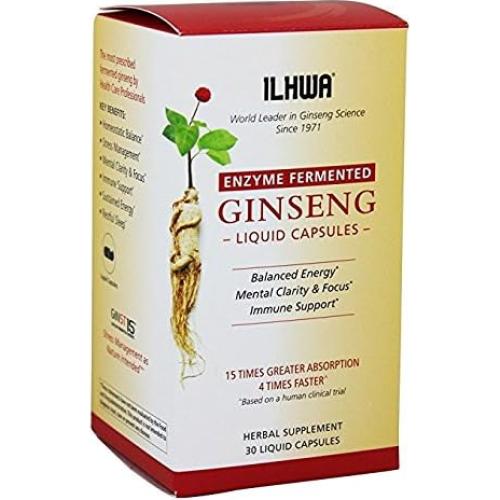 Cápsulas Líquidas de Ginseng Fermentado ILHWA - 30 Unidades