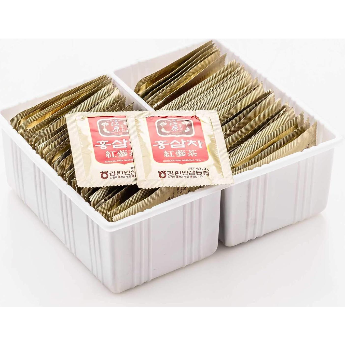 Té de Ginseng Rojo Coreano Gangwoninsam 6 Años 50 Paquetes