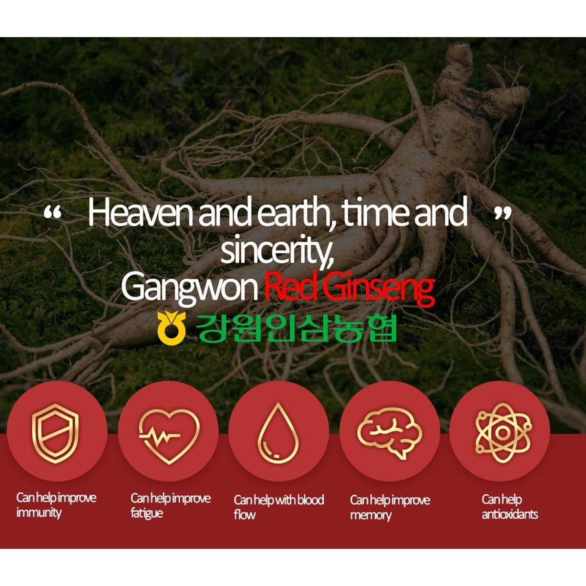 Té de Ginseng Rojo Coreano Gangwoninsam 6 Años 50 Paquetes