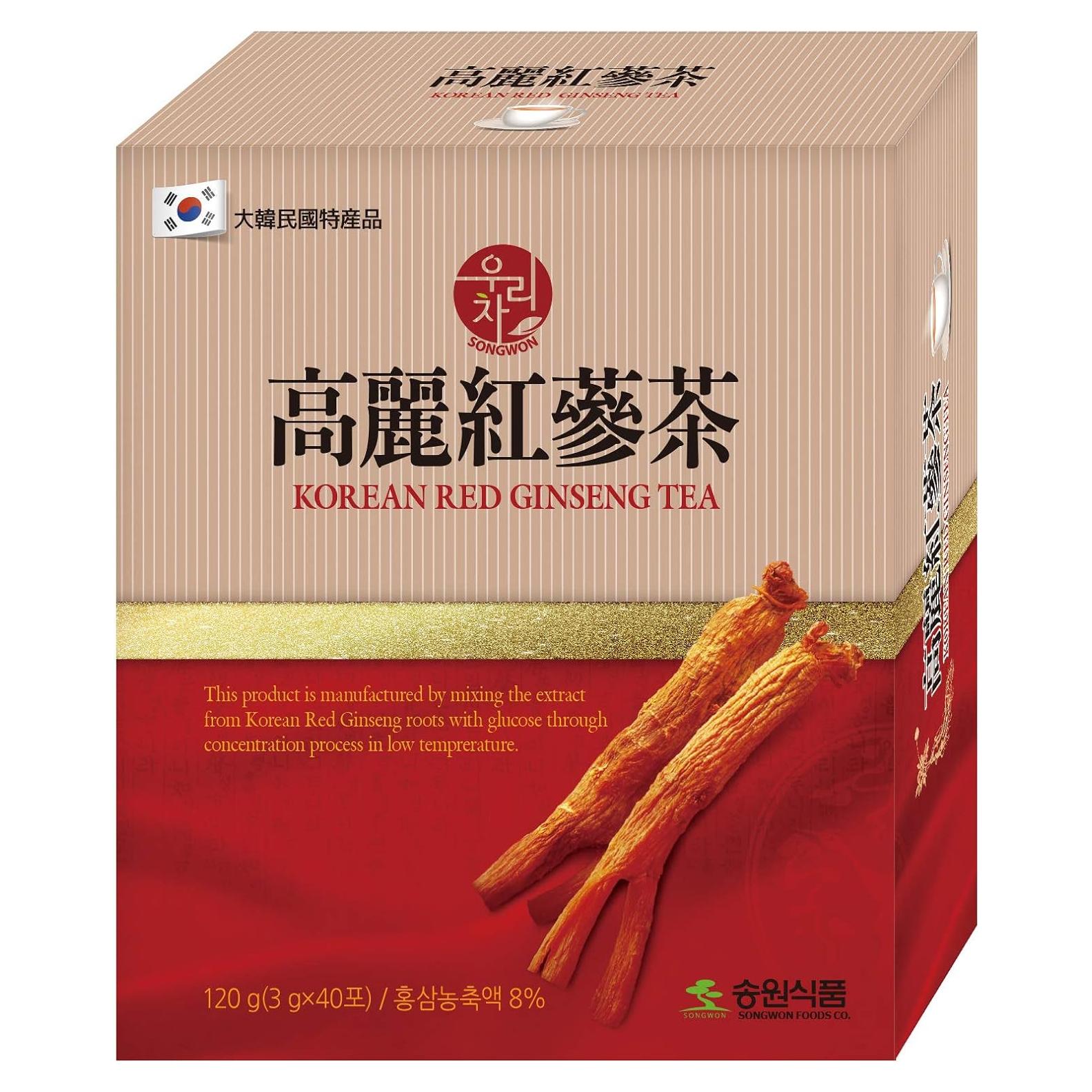 Té de Ginseng Rojo Coreano LENITH 120g - 40 Bolsitas