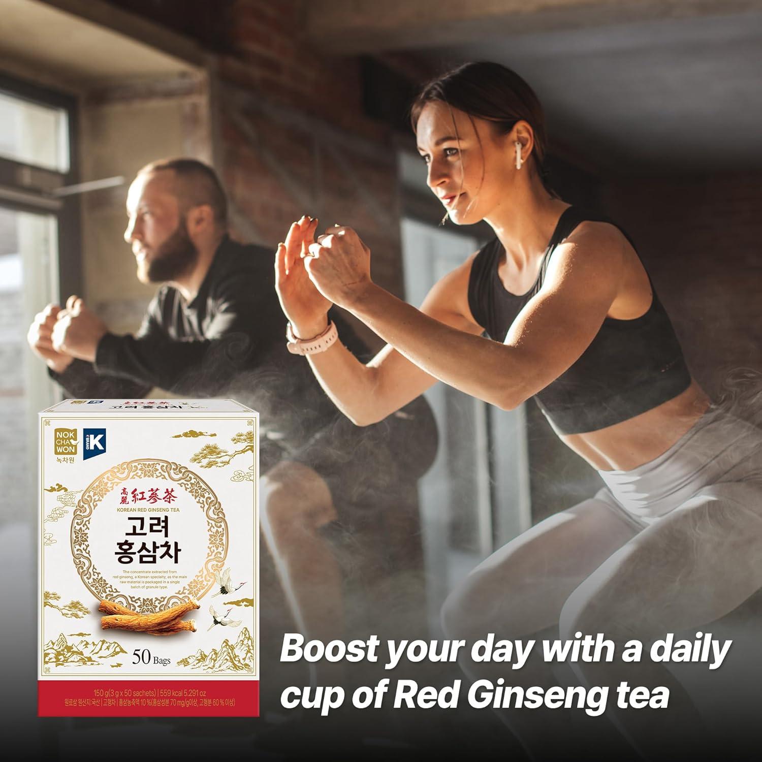 Té de Ginseng Rojo Coreano Nokchawon 50 Bolsitas 150g