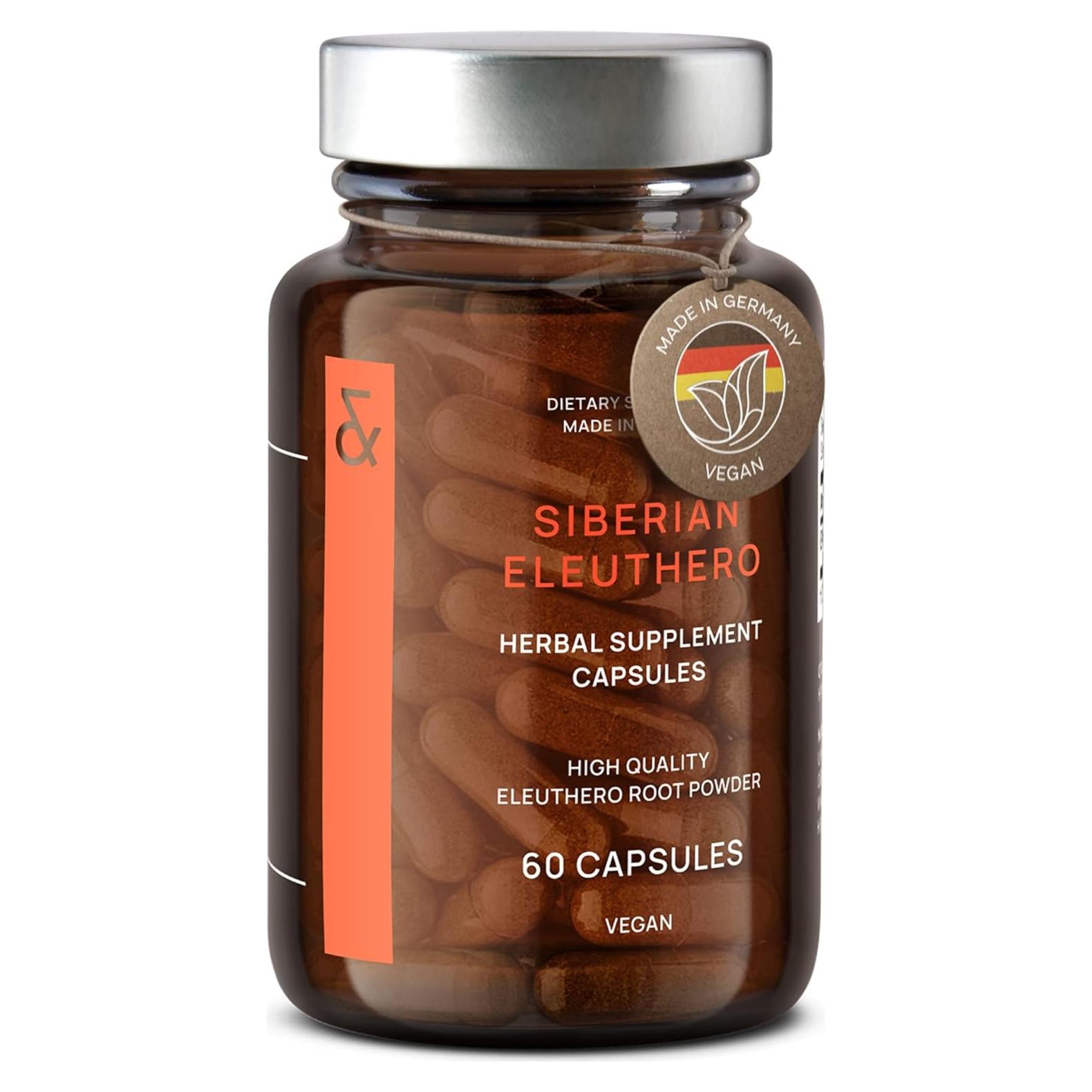 Cápsulas de Ginseng Siberiano CLAV 900mg - Energía Natural