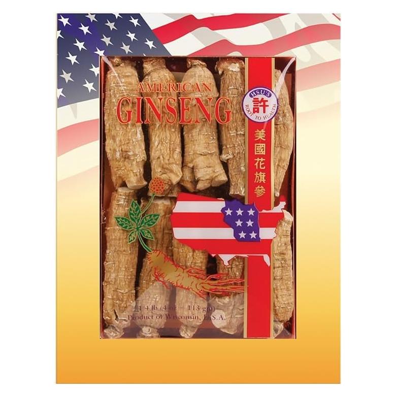 Ginseng Americano Hsu 113.4 g | Raíces Extra Grandes